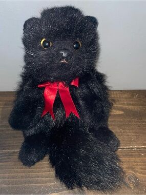 TY Beanie Baby Classic Licorice The Black Cat 1997